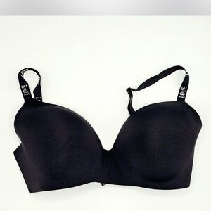Victoria's Secret Black Bra with Embellished Straps